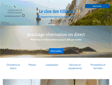 Tablet Screenshot of gite-chambredhotes-relaxationalamer.com